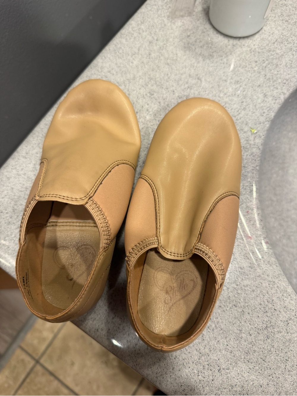 Neutral Tan jazz shoes